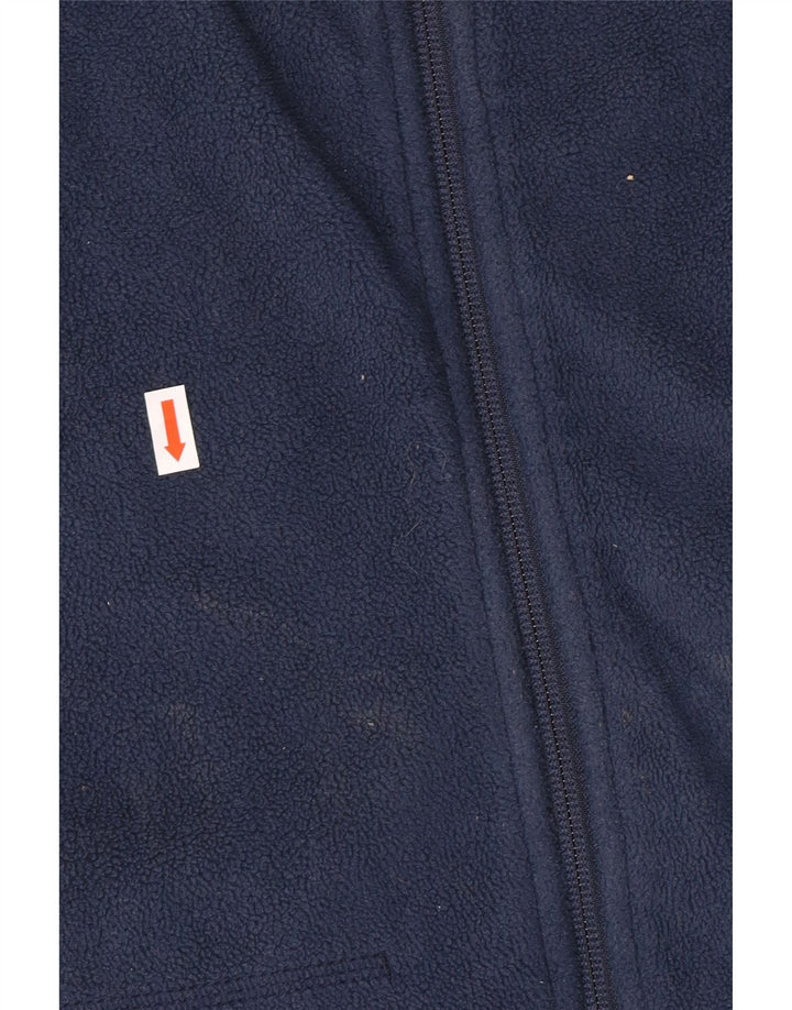 Мужская флисовая куртка Columbia среднего размера, темно-синяя, полиэстер