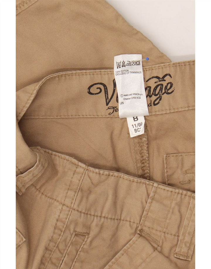 Мужские шорты-бермуды Marks & Spencer Blue Harbour W34, большие, бежевые