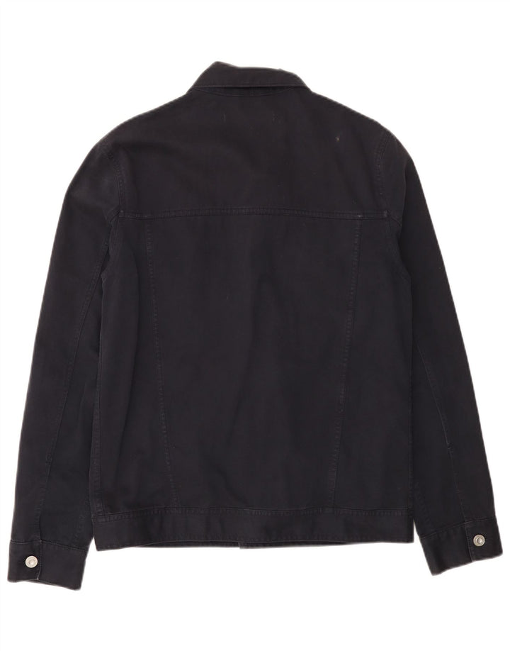 Мужская джинсовая куртка FRENCH CONNECTION UK 36, маленькая, темно-синяя, хлопок