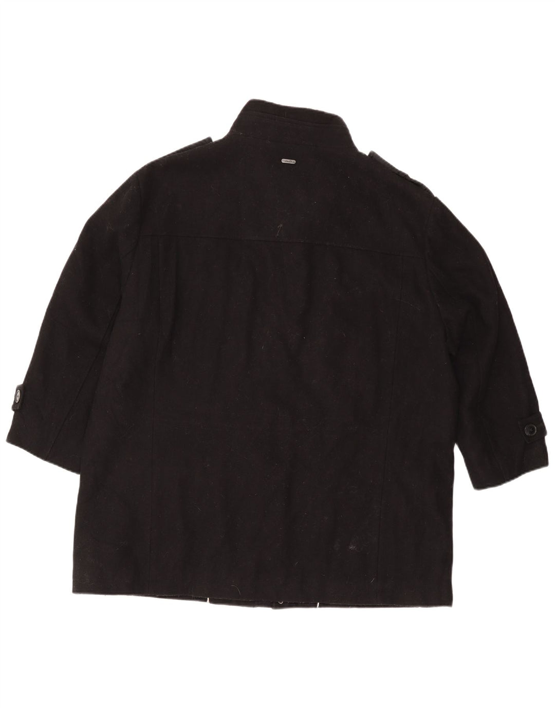 Мужская куртка в стиле милитари Calvin Klein UK 42 XL, черная шерсть