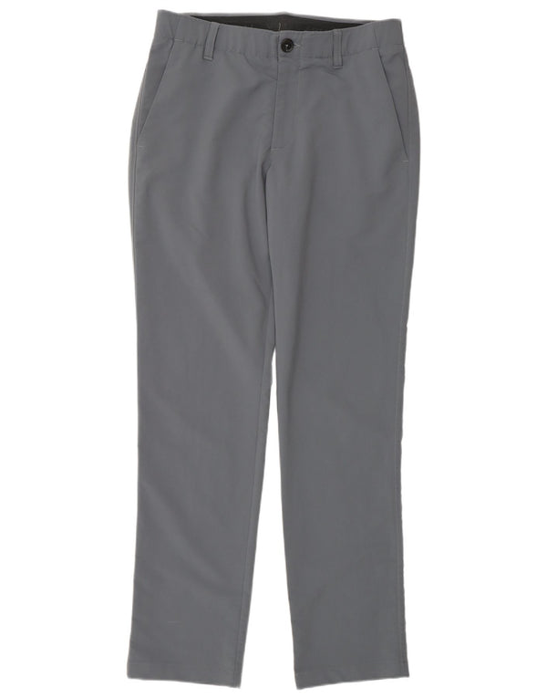 Мужские прямые брюки чинос Under Armour W32 L32 серые из полиамида