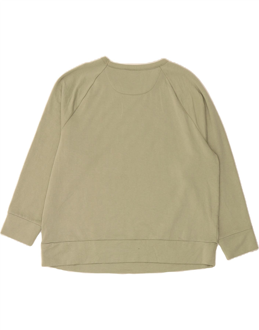 EDDIE BAUER Womens Sweatshirt Jumper UK 20 2XL Green Polyester Vintage Eddie Bauer and Second-Hand Eddie Bauer from Messina Hembry 