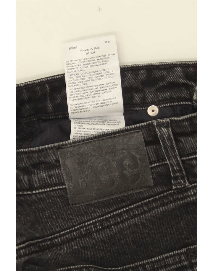 Женские прямые джинсы Lee Carol W28 L28, черный хлопок