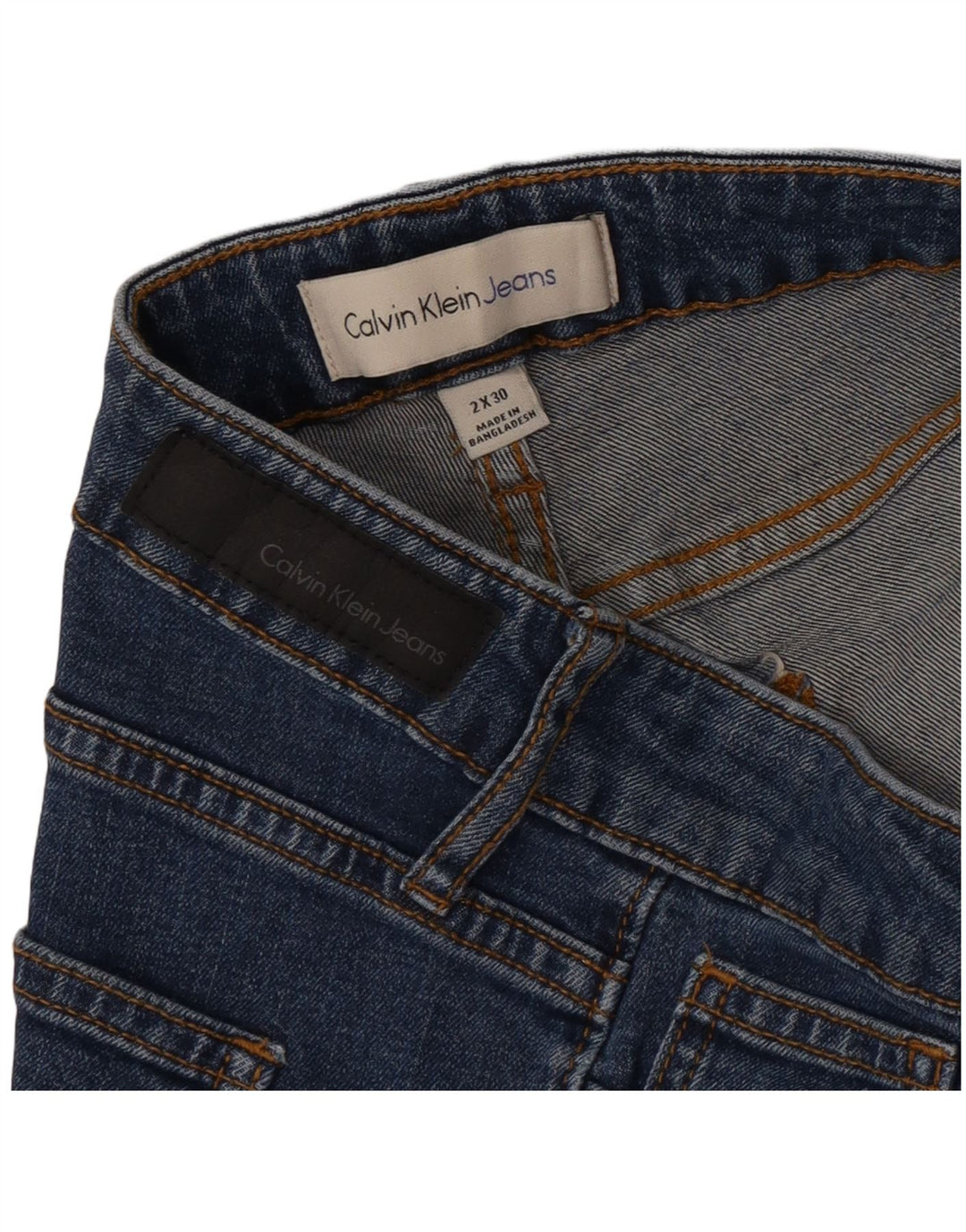 Женские прямые джинсы Calvin Klein W30 L30 синие