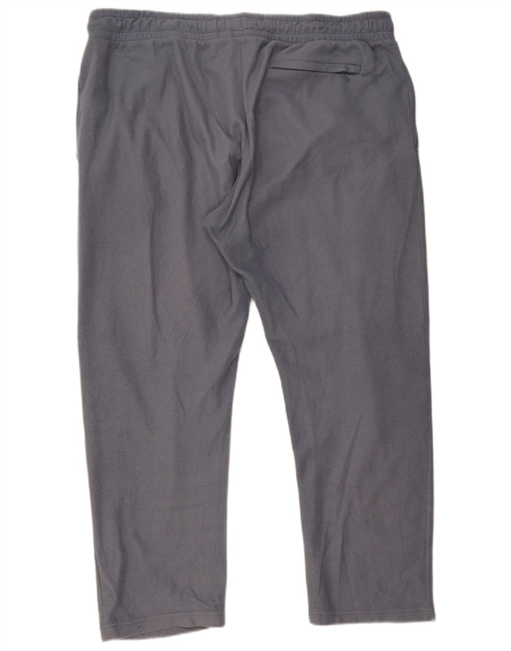 Мужские флисовые спортивные брюки MARKS & SPENCER 2XL синие, полиэстер