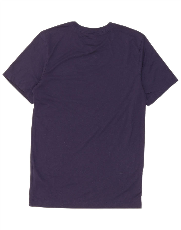 Мужская футболка с рисунком NIKE Dri Fit Top XS, темно-синий полиэстер