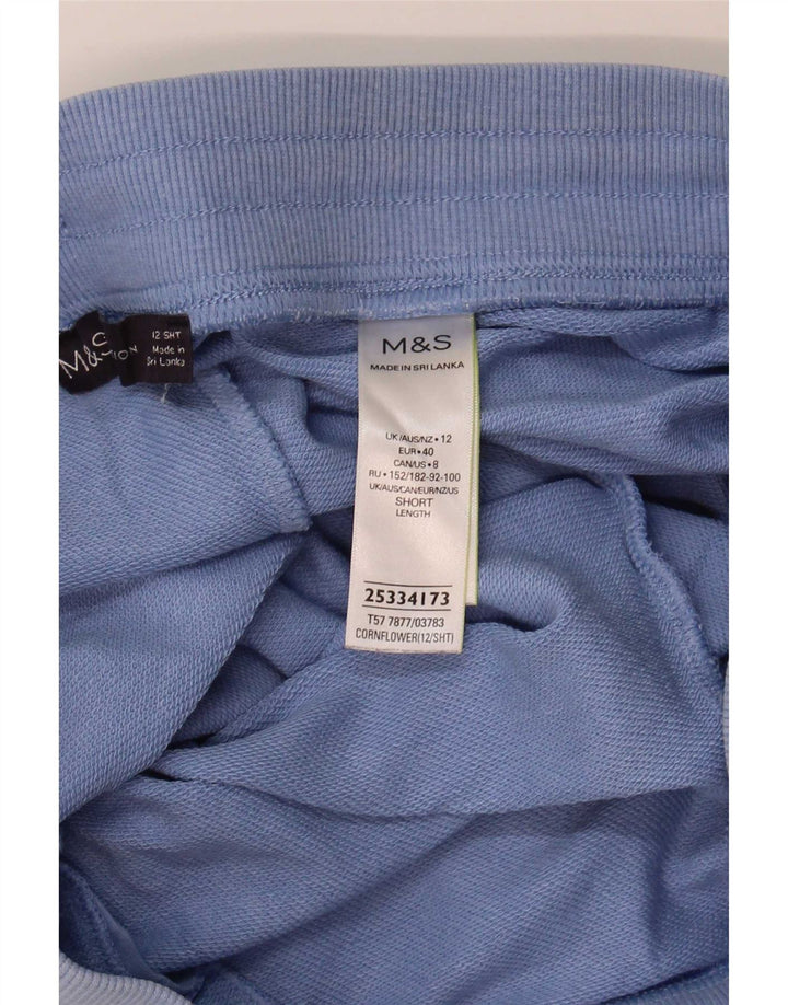 Женские спортивные брюки Marks & Spencer, джоггеры, Великобритания, 12, средний синий, хлопок