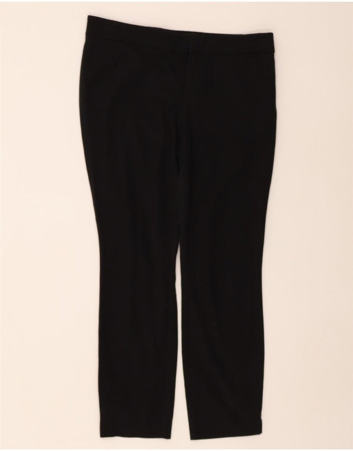 DKNY Womens Slim Capri Trousers W32 L26 Black Cotton Vintage Dkny and Second-Hand Dkny from Messina Hembry 