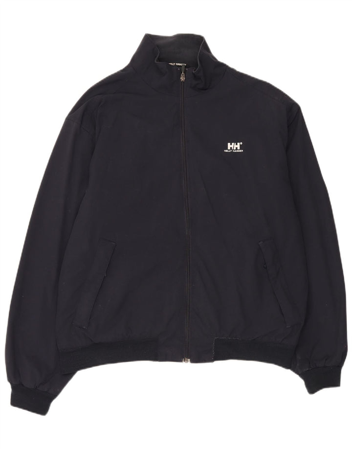 Мужская куртка-бомбер Helly Hansen UK 40, большая темно-синяя, нейлон