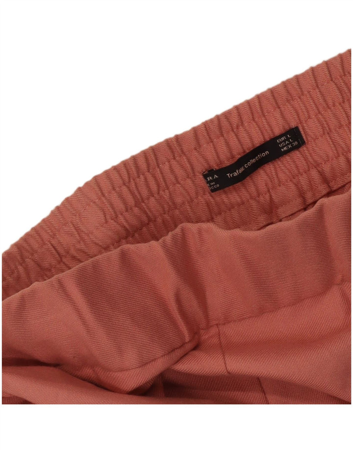 Женские капри Zara большие W30 L22 розовые
