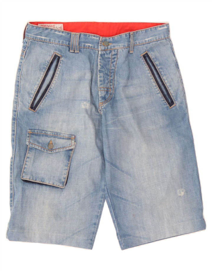 RIFLE Mens Denim Shorts W33 Large Blue Cotton Vintage Rifle and Second-Hand Rifle from Messina Hembry 