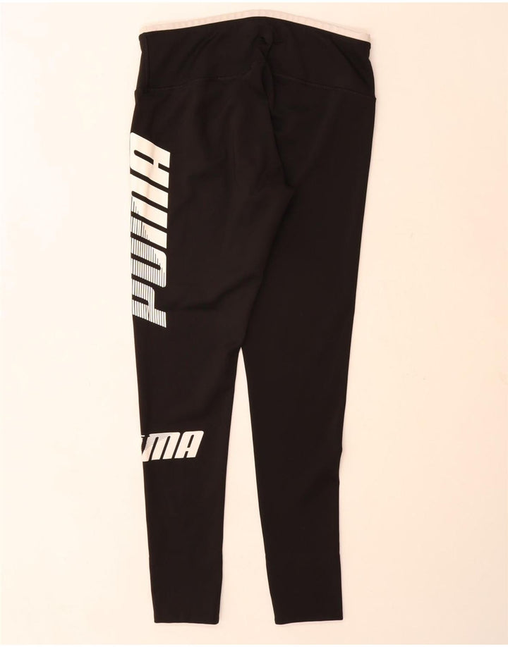 Женские леггинсы с рисунком Puma UK 18 XL, черный полиэстер