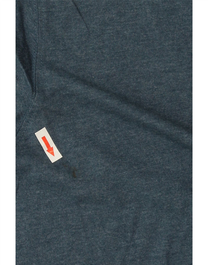 Мужская футболка EDDIE BAUER Top XL, синяя, хлопок