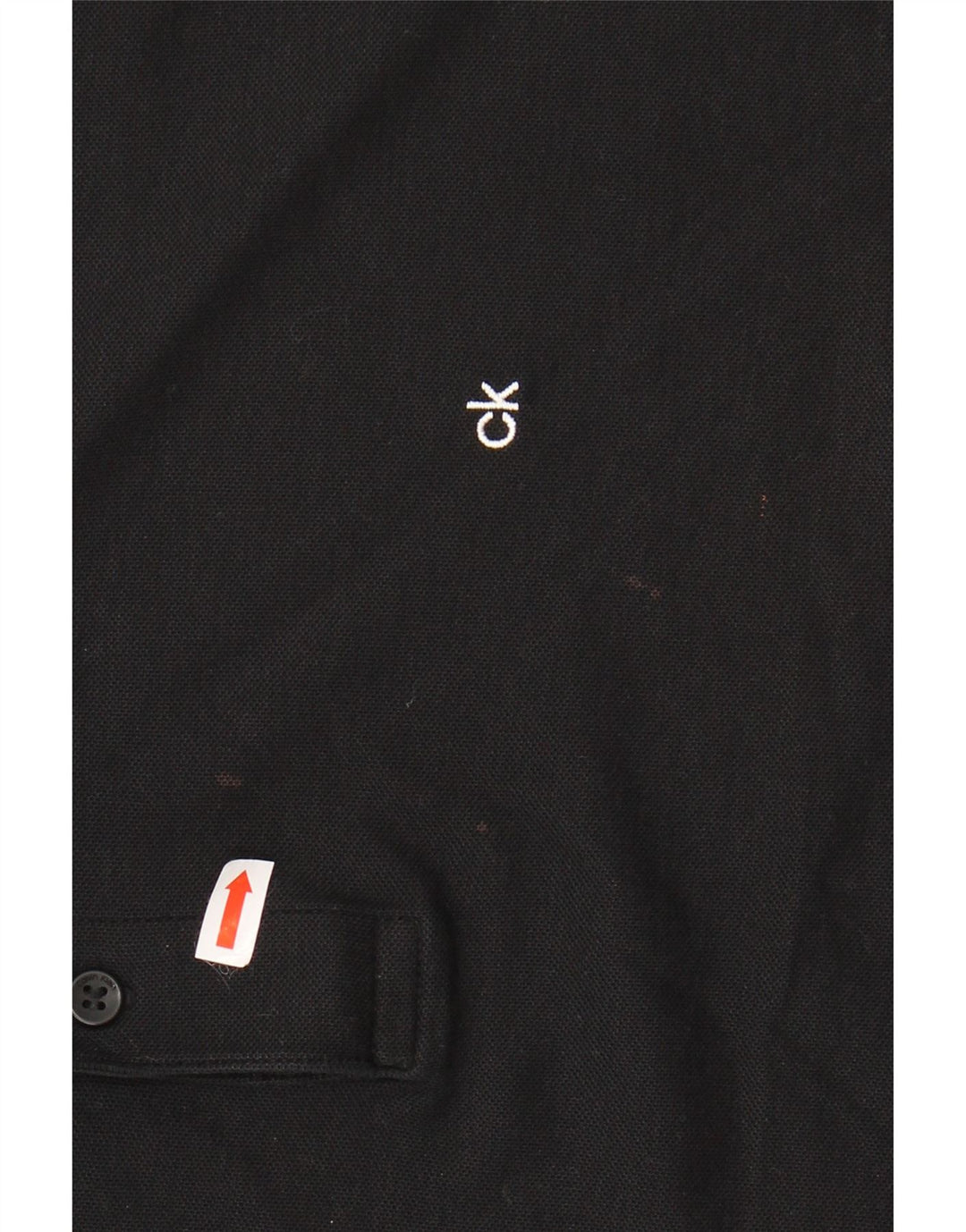 Мужская рубашка-поло CALVIN KLEIN, большая черная, хлопок