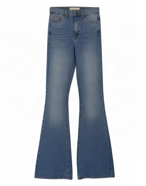 Женские расклешенные джинсы Topshop Jamie W25 L32, синий хлопок