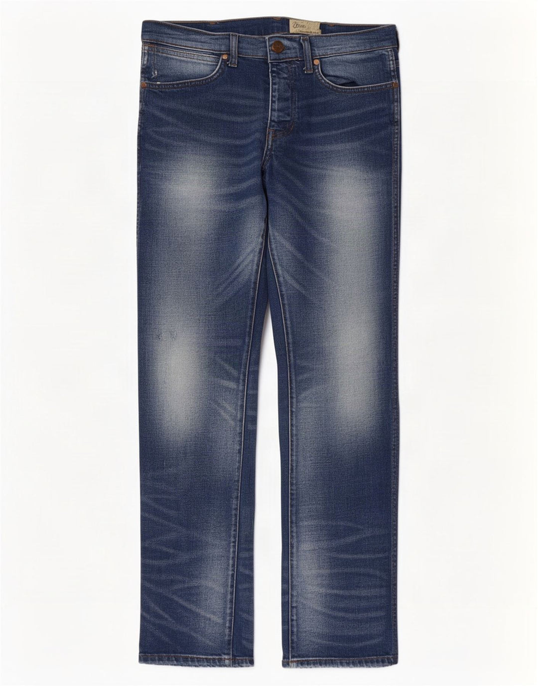 Мужские прямые джинсы Wrangler Spencer W32 L32, синий хлопок