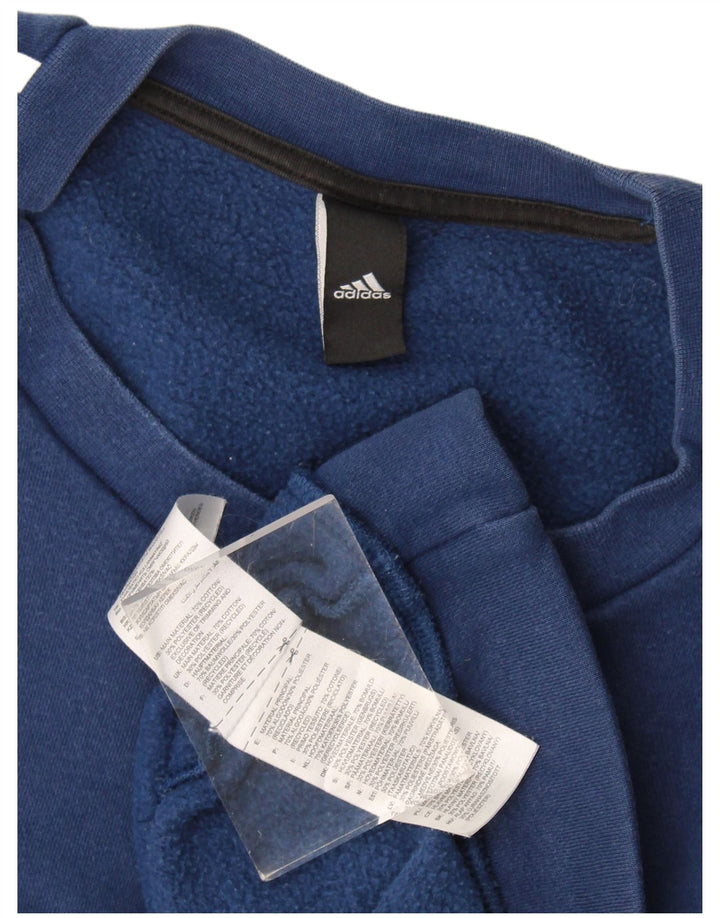 Мужской свитер Adidas Jumper 2XL Темно-синий хлопок