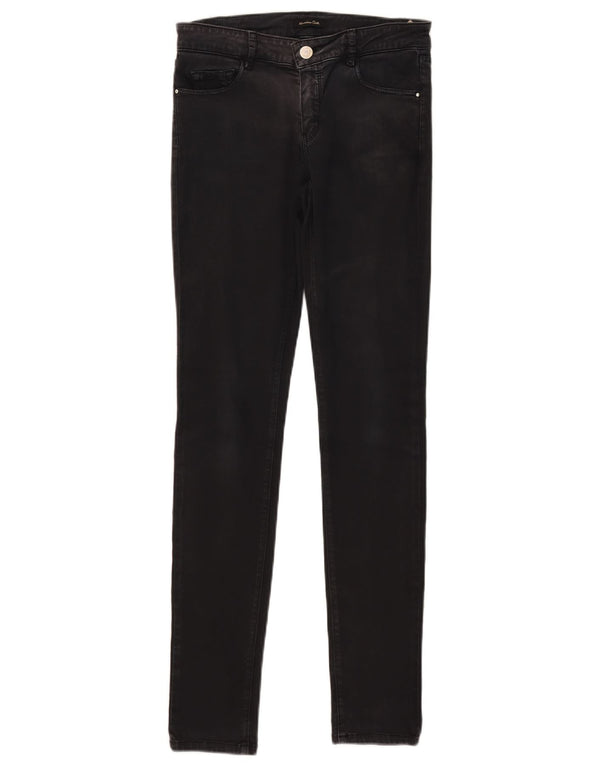 Женские джинсы скинни Massimo Dutti EU 36 XS W26 L30, черный хлопок