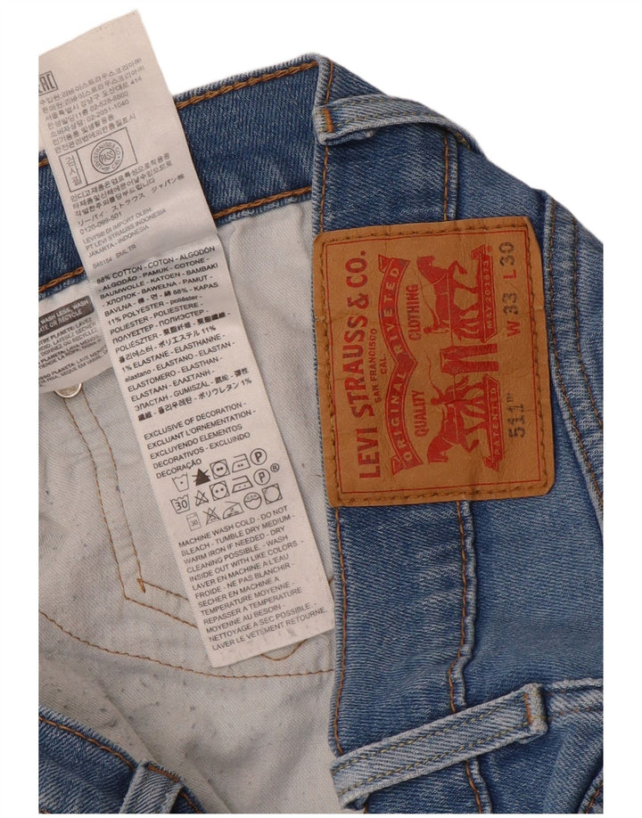 Мужские джинсы Levi's 511 Slim W33 L30 синие, хлопок