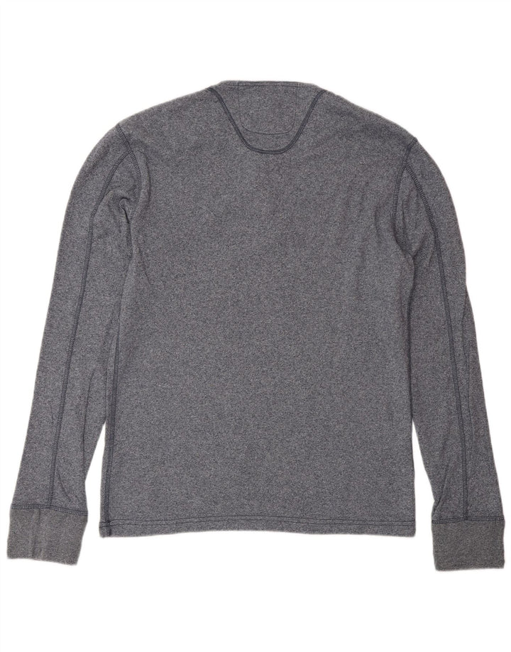 SUPERDRY Мужской топ с длинным рукавом XL, темно-синий, хлопок