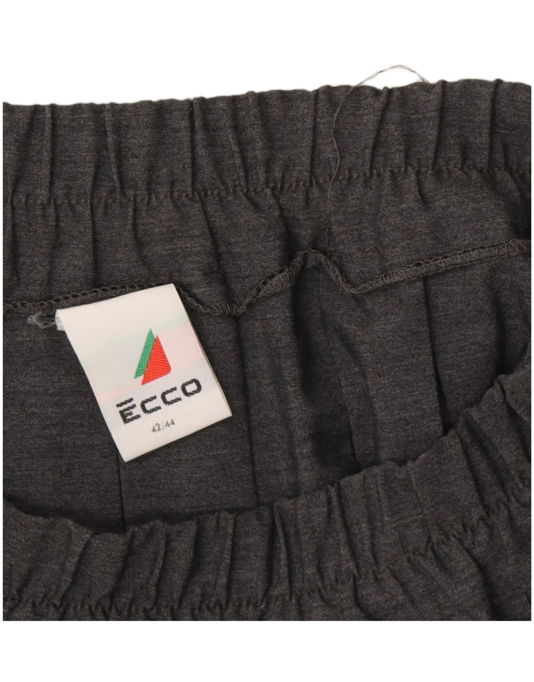 Ecco Женская плиссированная юбка-нож EU 42 Large W32 Серая вискоза