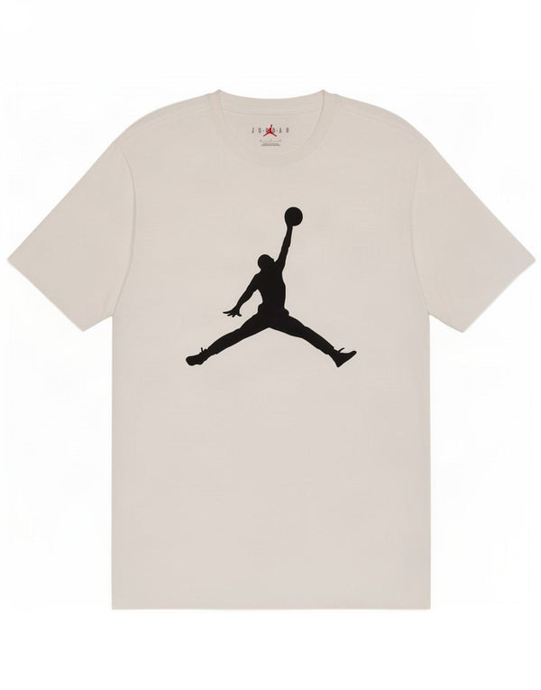 Мужская футболка Jordan с рисунком, средний белый хлопок, белый цвет