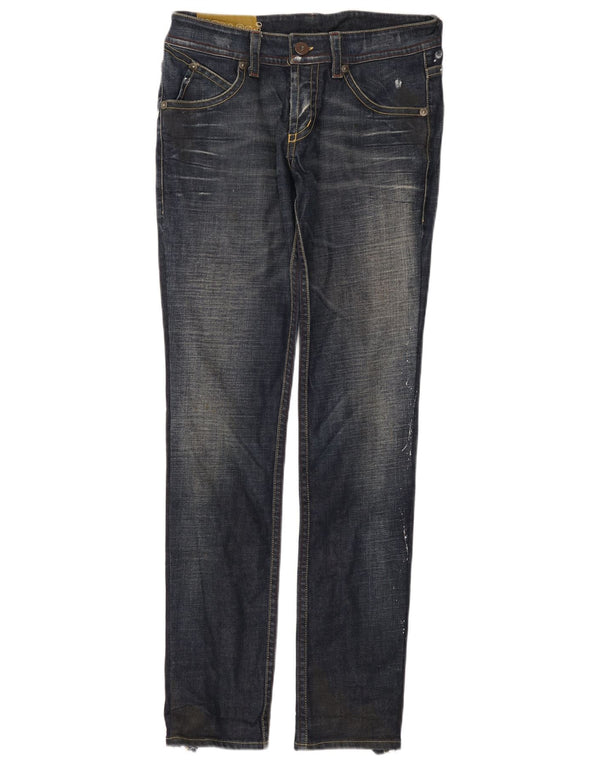 Женские узкие джинсы Iceberg W31 L34, темно-синие, хлопок