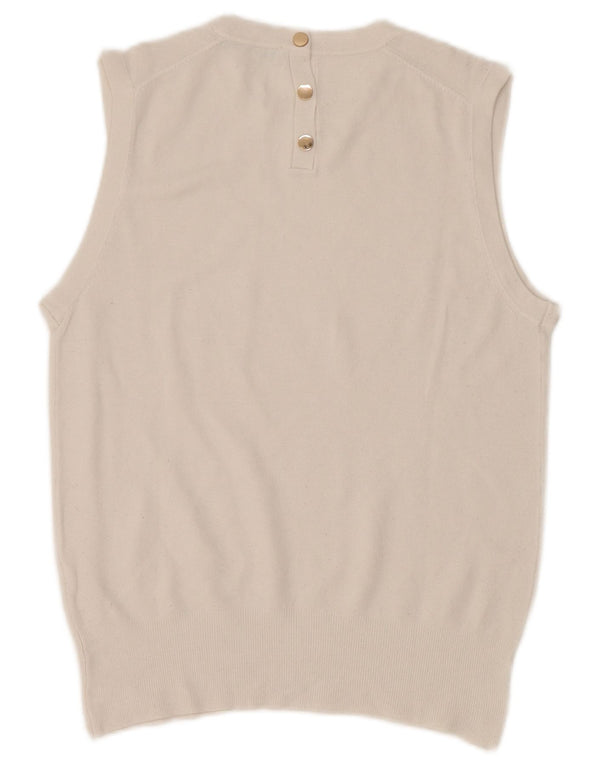 Женский жилет Zara UK 12, средний белый