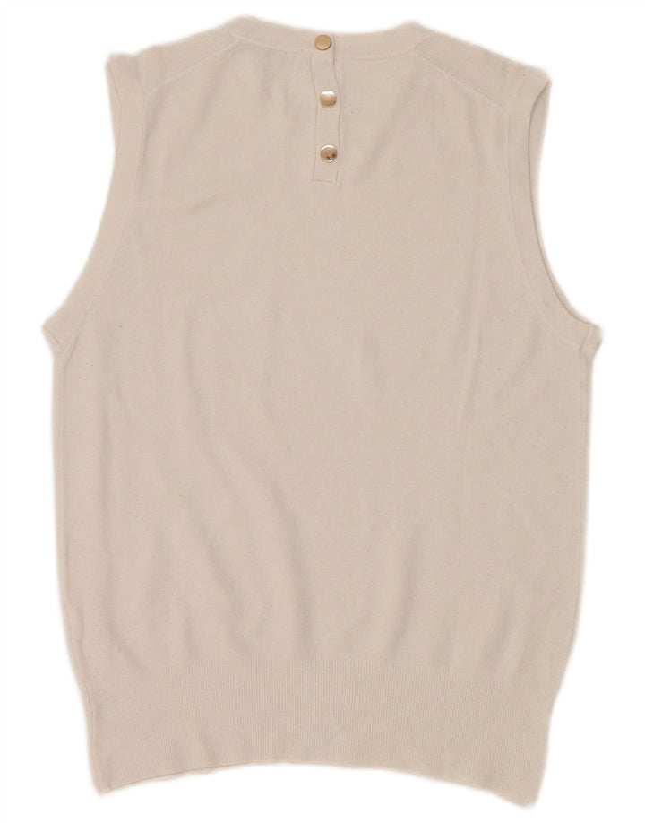 Женский жилет Zara UK 12, средний белый