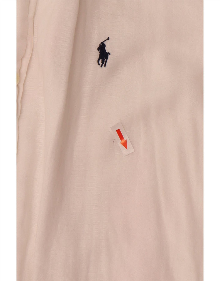 Мужская рубашка индивидуального кроя Ralph Lauren, большой белый хлопок