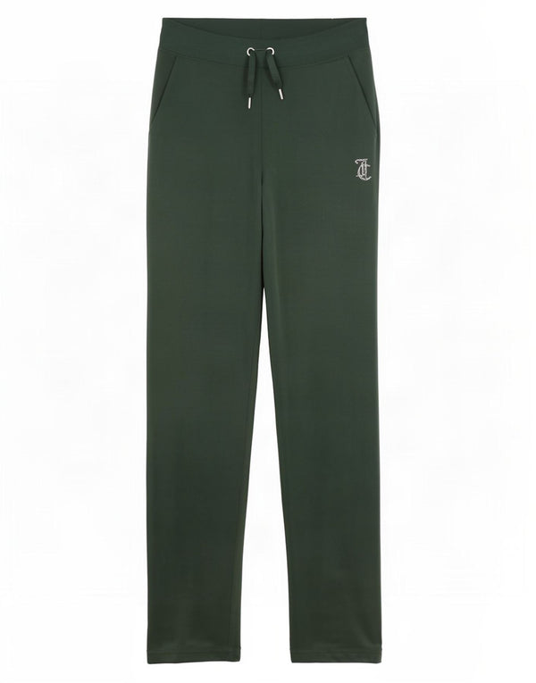 Женские велюровые спортивные брюки с рисунком Juicy Couture UK 10, маленькие зеленые