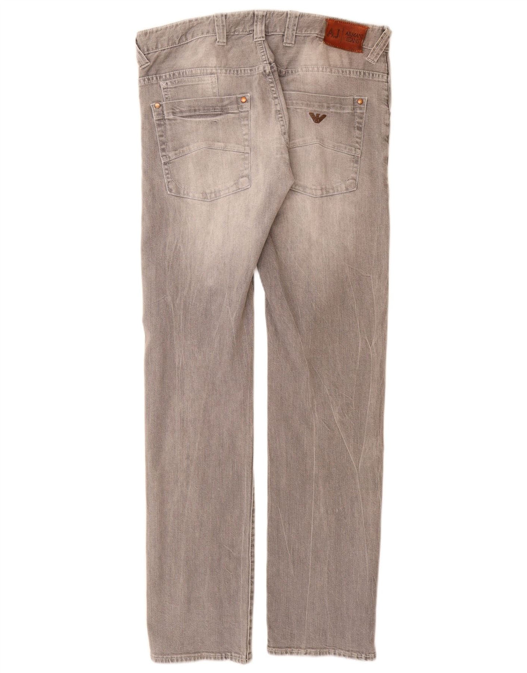 Мужские джинсы узкого кроя ARMANI W32 L33 Серый хлопок