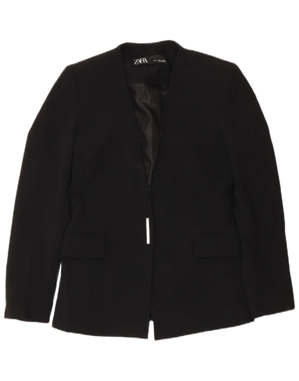 Женский пиджак Zara UK 10, маленький черный