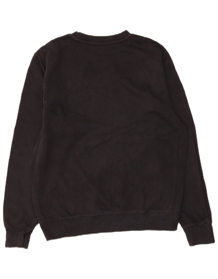 Мужской свитшот Nike, маленький черный хлопковый джемпер