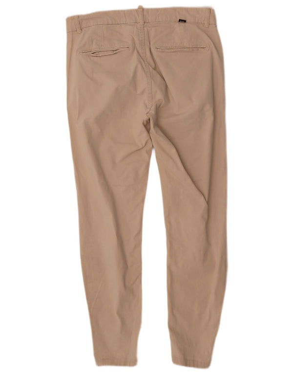 Мужские узкие брюки-чиносы Zara EU 42, большие W32 L27, бежевые