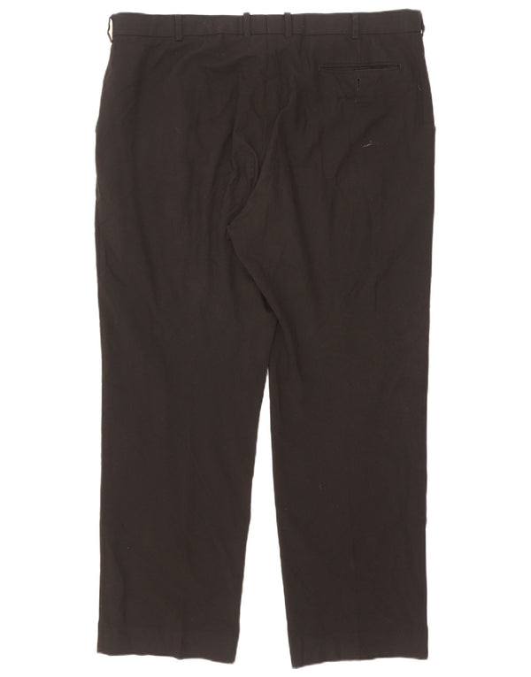 Мужские прямые костюмные брюки Marks & Spencer W40 L31 черные