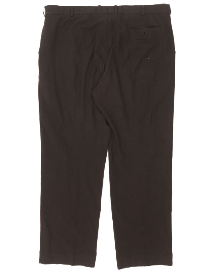 Мужские прямые костюмные брюки Marks & Spencer W40 L31 черные