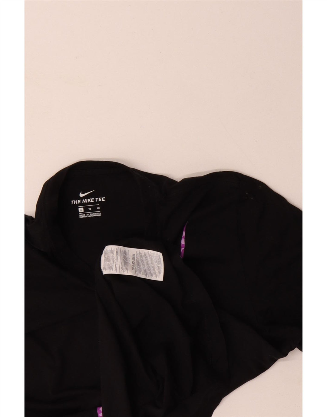 Мужская футболка с рисунком NIKE XL, черный хлопок