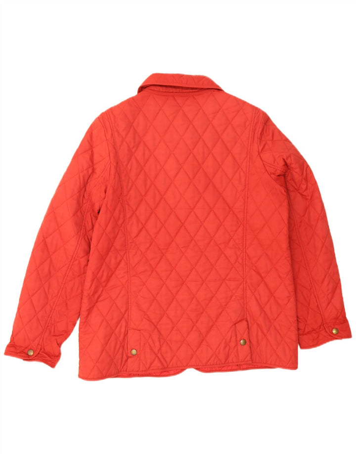 Женская стеганая куртка Barbour UK 16, большая красная, полиамид