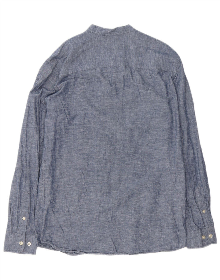 Мужская рубашка Jack & Jones, маленькая синяя, хлопок