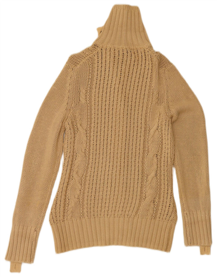 Женский кардиган Massimo Dutti UK 12, средний бежевый, хлопок