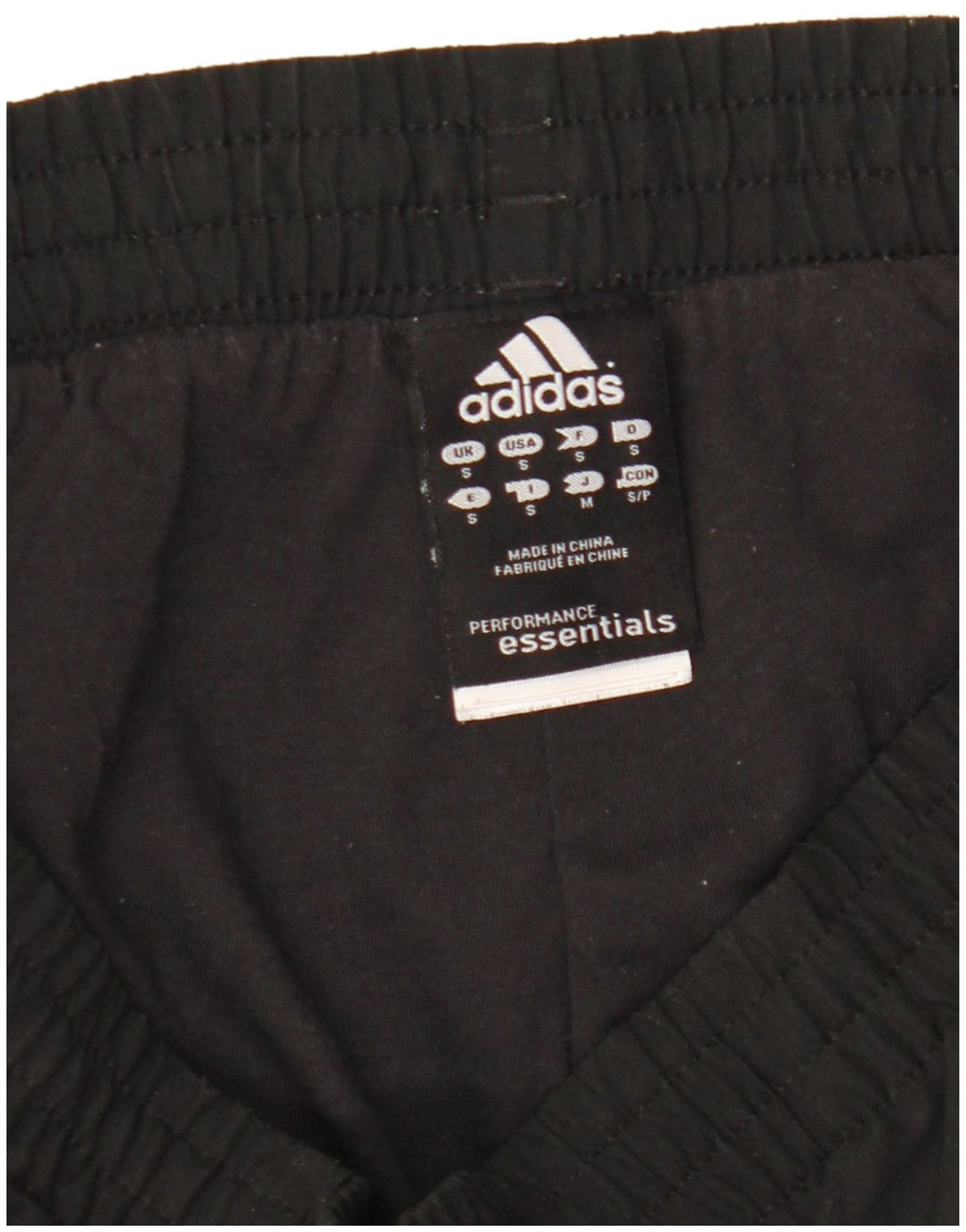 Adidas Мужские спортивные брюки Джоггеры Маленькие черные полиэстер