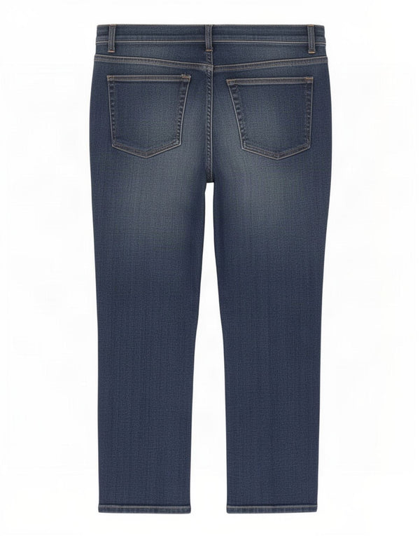 Женские укороченные джинсы Tommy Hilfiger US 12, большие размеры W34 L25, синие, хлопок