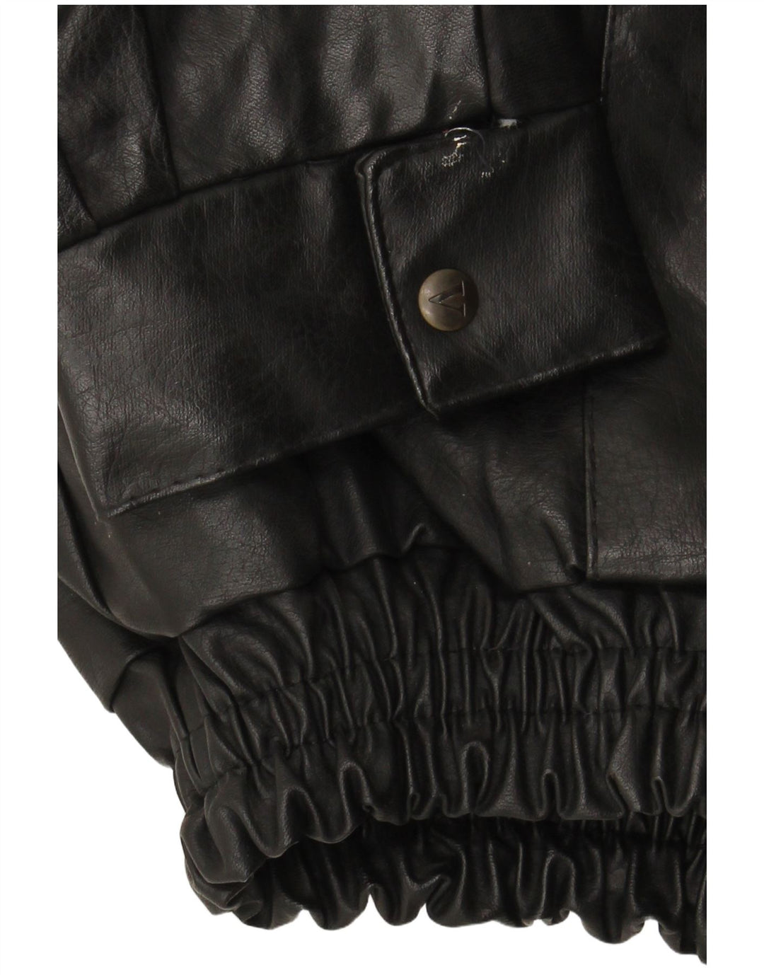 Мужская кожаная куртка VINTAGE UK 42 XL черная