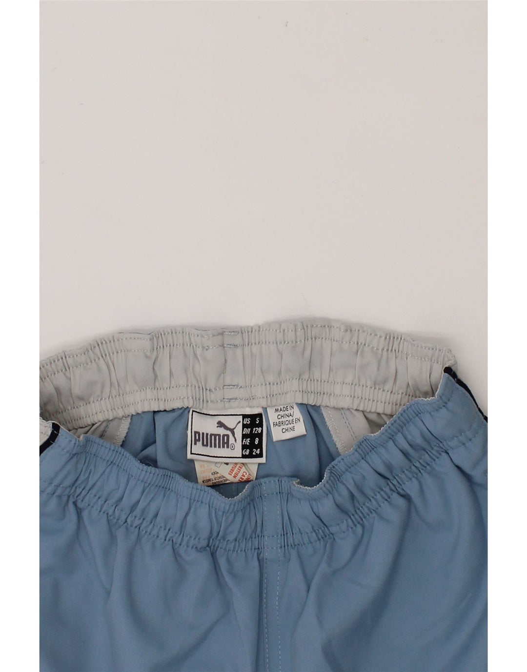 PUMA Boys Sport Shorts 7-8 Years  Blue Polyester Vintage Puma and Second-Hand Puma from Messina Hembry 