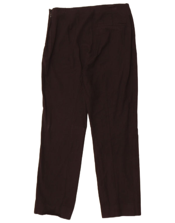 Cos Womens Straight Casual Trousers EU 40 Medium W30 L28 Black Viscose