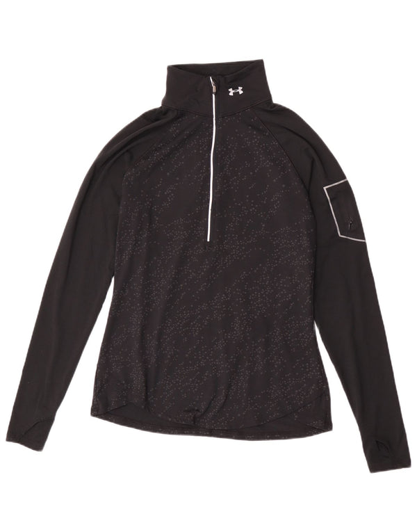 Женский спортивный пуловер Under Armour Top UK 12 Medium Black Spotted