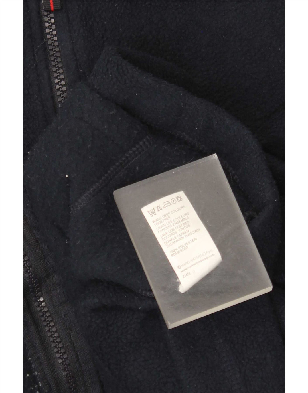 Мужской флисовый жилет Marks & Spencer UK 42 XL темно-синий из полиэстера