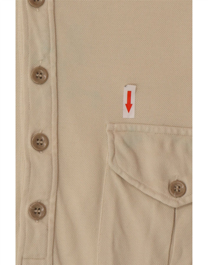 Мужская рубашка поло Armani Jeans Off White