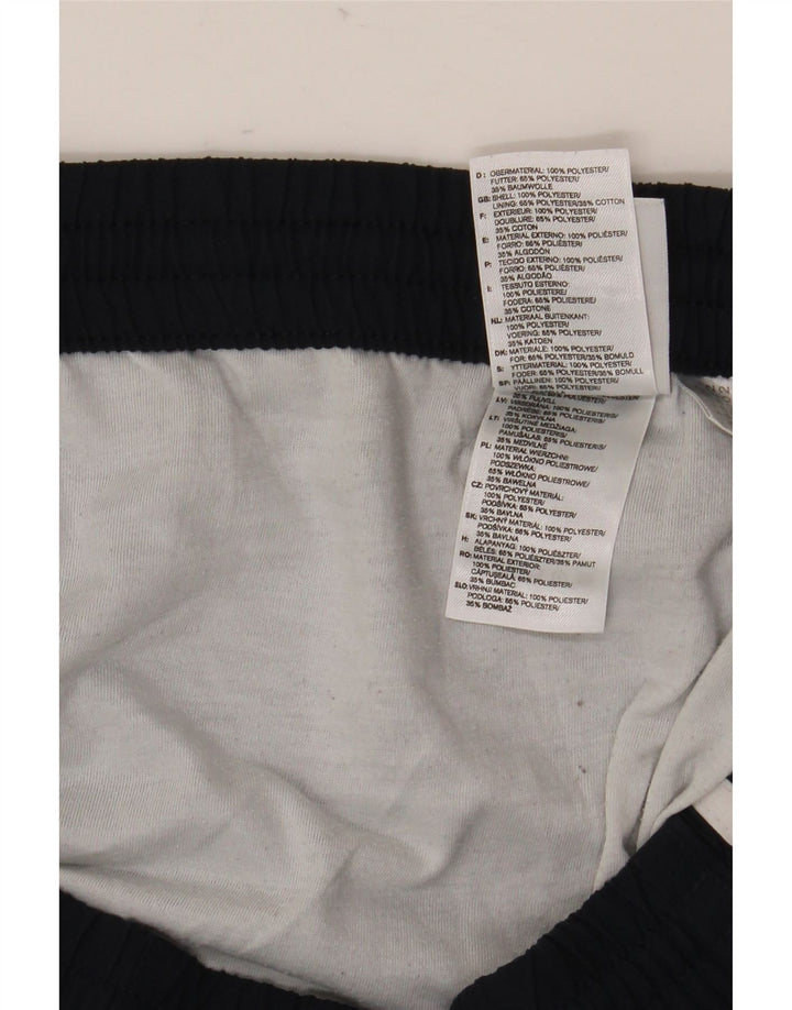 Мужские спортивные шорты Adidas, большие черные из полиэстера